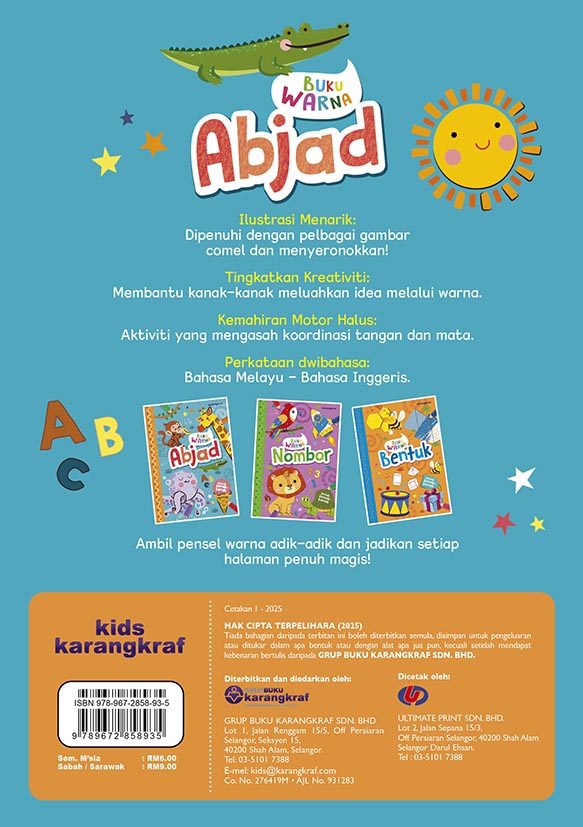 Buku Warna Abjad